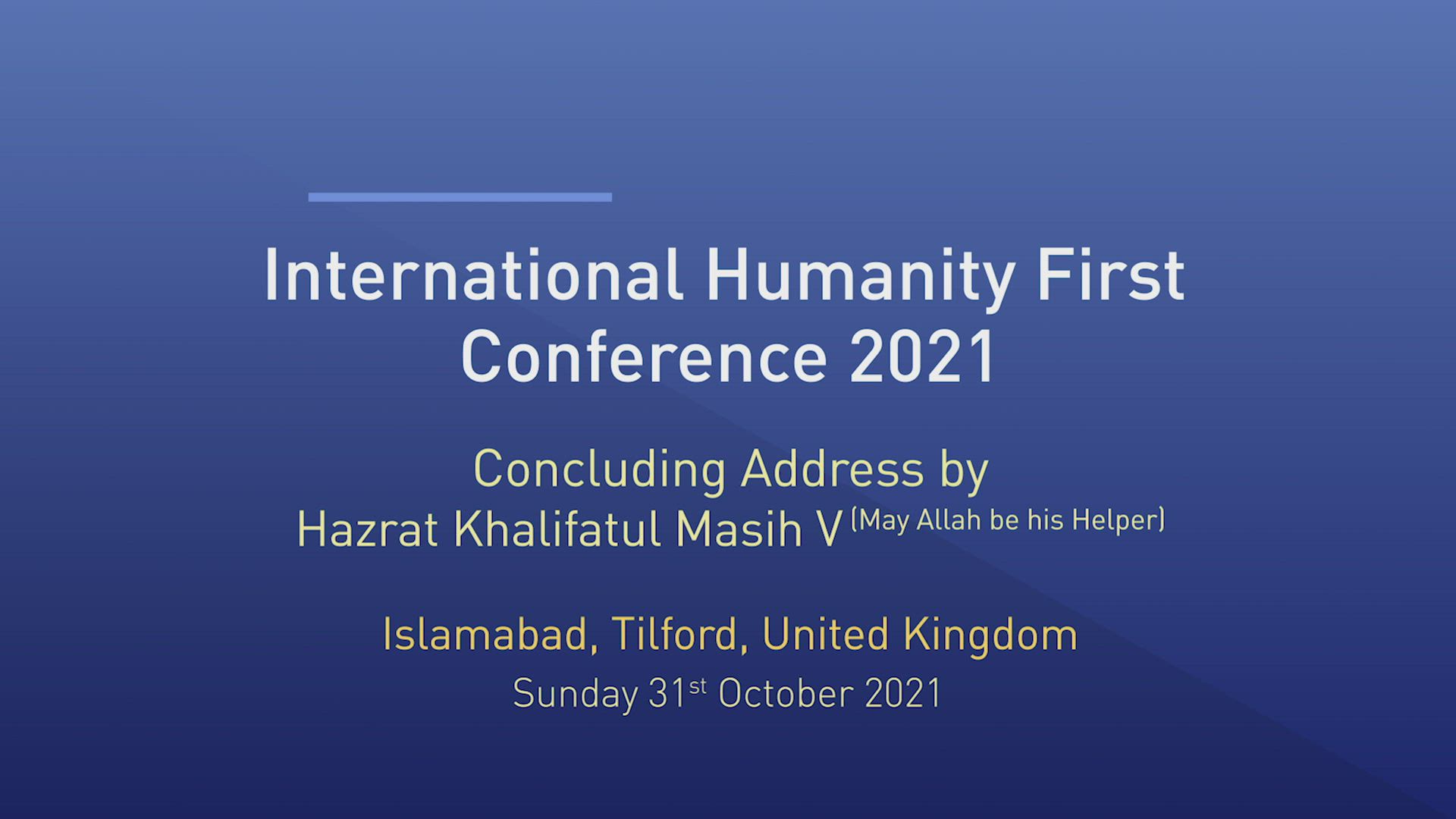 Address At HF Conference
