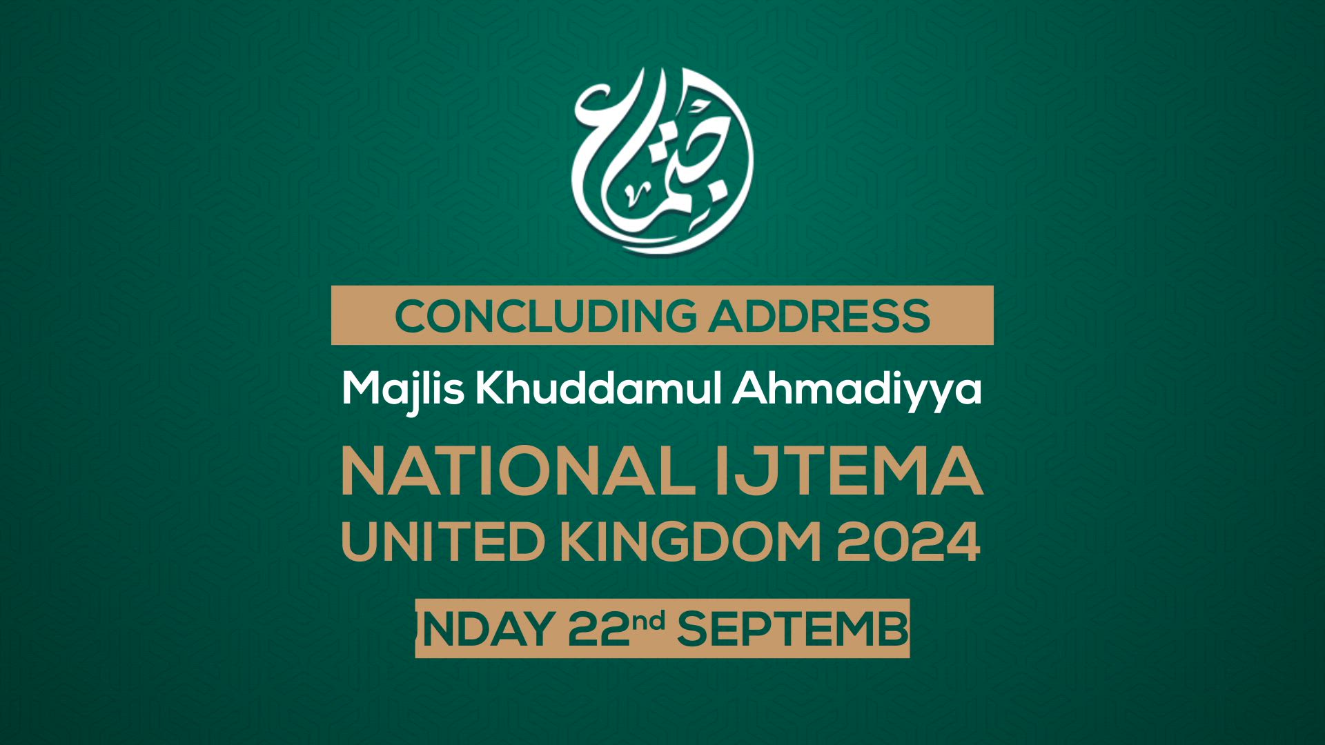 Ijtema Khuddamul Ahmadiyya UK