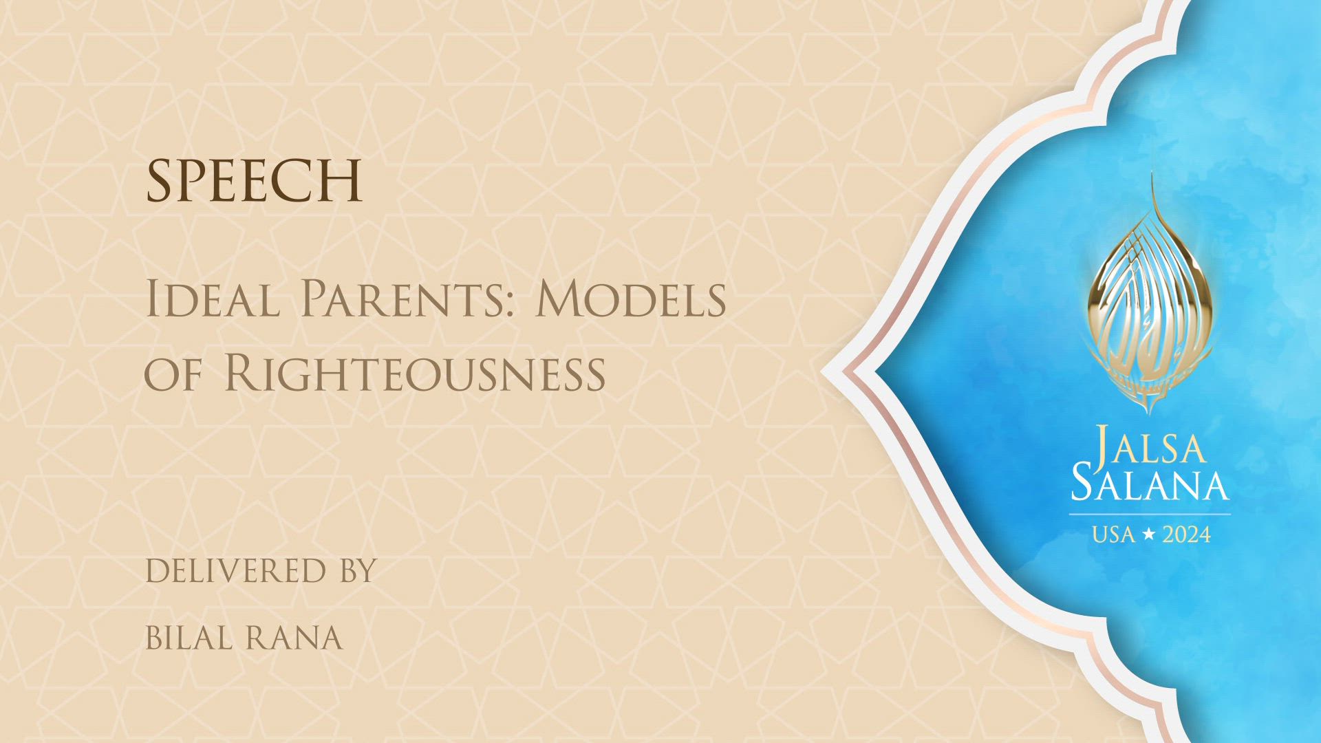 Jalsa Salana Speeches