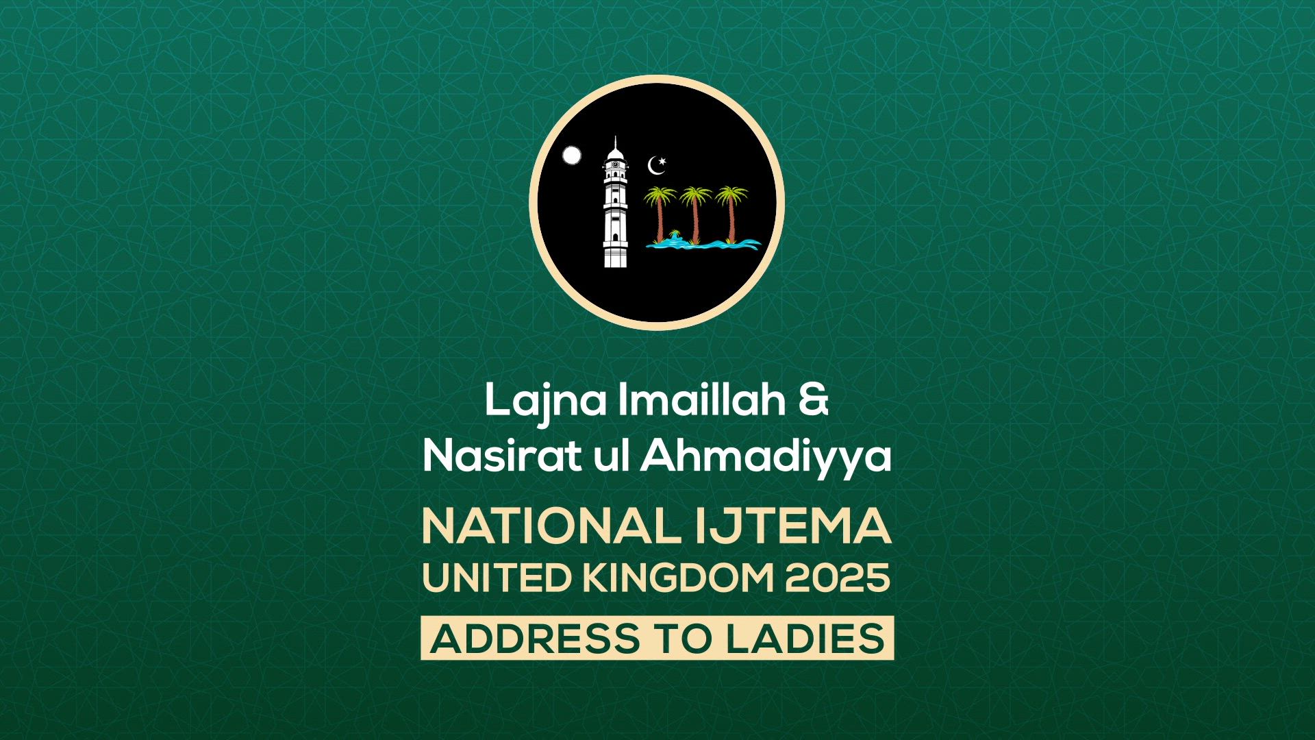Address At Lajna Ijtema UK