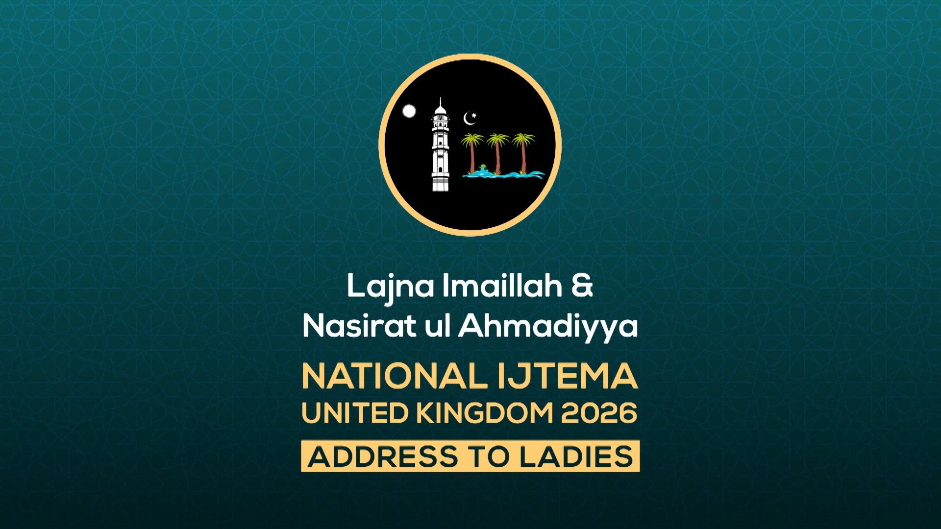 Address At Lajna Ijtema UK