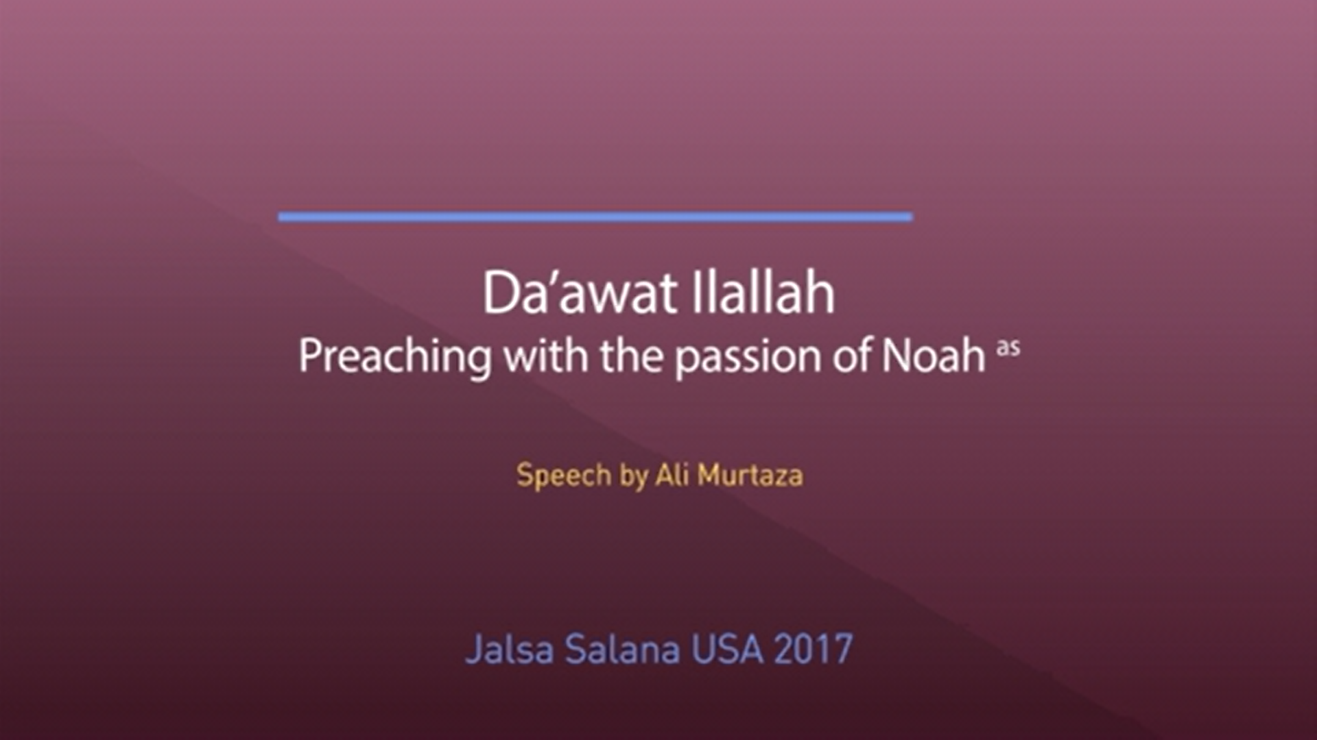 Jalsa Salana Speeches